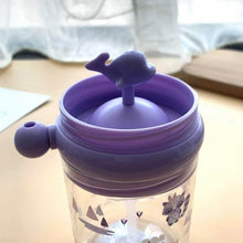 Whale Spray Sippy Cup (1 Pc): Straw, Lid, Spill-Proof, Fun Water Play - dailyneed.life