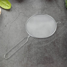 Big Mesh Strainer With Handle Stainless Steel Oil Straine, Mesh Sieve Strainer(1 Pc) - dailyneed.life
