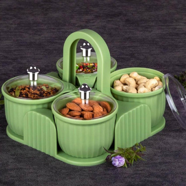 Multipurpose Plastic Storage Container Set: Kitchen Jars, Spices, Cookies - dailyneed.life