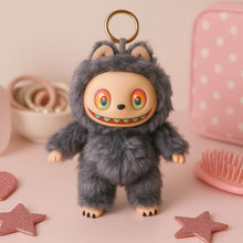 Black Plush Toy Cartoon Keychain with Hook Colorful Animal Black Have a Seat Vinyl Plush Blind Box (1 Pc) - dailyneed.life