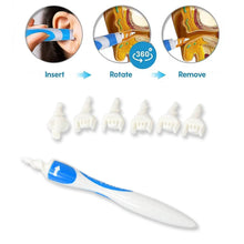 Ear Wax Removal Ear Cleaner Earwax Remover Spiral Soft Silicone Safe Upgraded Smart Earwax Removal Tool Swab Kit With 16 Replacement Tips For Adults & Kids - dailyneed.life