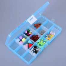 15-Grid Clear Plastic Jewelry Organizer Box with Dividers (1 Pc) - dailyneed.life