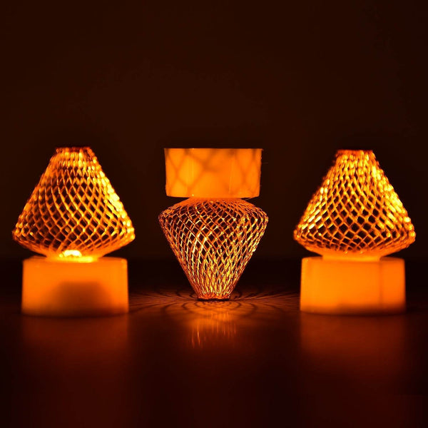 12Pcs Flameless LED Tea Light Candles for Home & Event Decor, Diwali - dailyneed.life