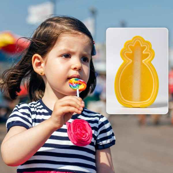 Pineapple Shape sicle Molds - Durable Silicone Ice Candy Cream Mould, DIY Ice Kitchen Tool - dailyneed.life