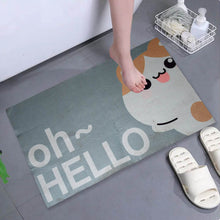 Square Bathroom mat Water Absorbent mats Diatomite Door Mat Anti-Slip Bath Mat Quick Drying Absorbent mat for Home, Kitchen (59x40) (Mix Design) - dailyneed.life