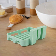 Multipurpose Wall-Mount Soap Dish with Self-Draining Slotted Base (1 Pc) - dailyneed.life