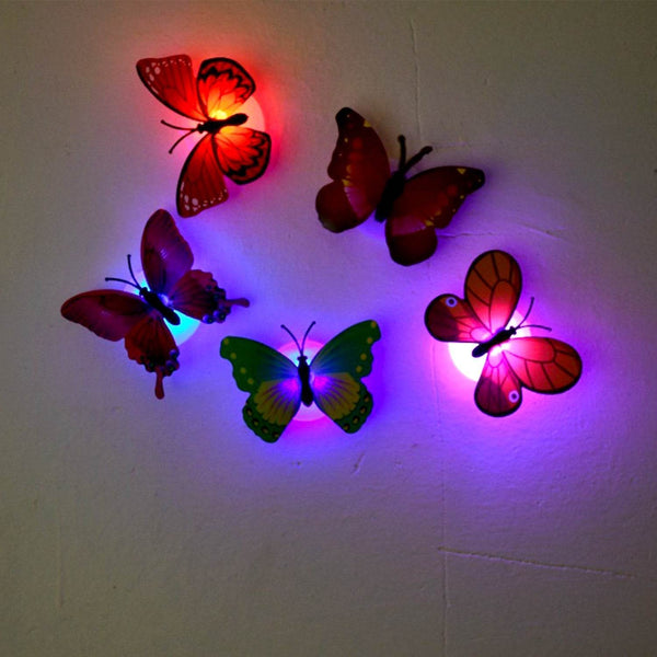 BUTTERFLY 3D NIGHT LAMP COMES WITH 3D ILLUSION DESIGN SUITABLE FOR DRAWING ROOM, LOBBY. (Pack Of 50) - dailyneed.life