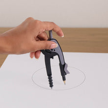 2-Piece Geometry Protractor Set with Lock and Transparent Protractor - dailyneed.life