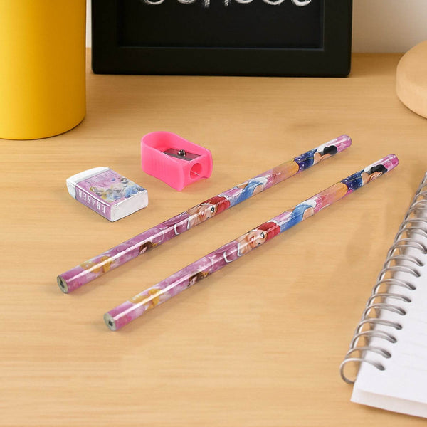 Fun & Functional! 5-in-1 Cartoon Pencil Set for School & Play (5 Pc) - dailyneed.life