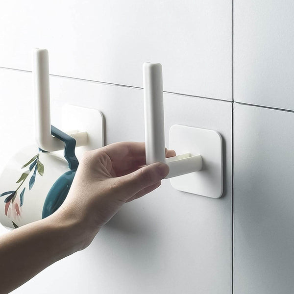 Multipurpose Shelf Organizer, Hanging Storage Rack (2 Pc Set With 2 Adhesive hook) - dailyneed.life