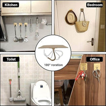 Adhesive Heavy-Duty Hooks for Kitchen and Bathroom (1 Pc / 6×6 Cm) - dailyneed.life