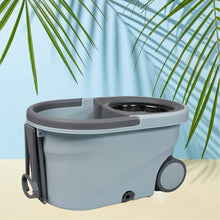 Quick Spin Mop With Steel Spin, Bucket Floor Cleaning, Easy Wheels & Big Bucket, Floor Cleaning Mop with Bucket - dailyneed.life