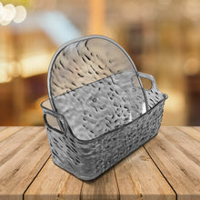 Plastic Household Plates Dinner Plates Dish Tray Skewer Bone Plate Set (9 Pcs Set) - dailyneed.life