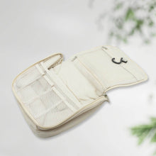 Travel Wash Bag Multi-Functional Waterproof Cosmetic Storage Bag Handheld Foldable Hook Cosmetic Bag with Zipper Closure Handbag Portable Classification Bags (1Pc) - dailyneed.life