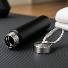 Portable Stainless Steel Water Bottle with Strap (Approx 250ML) - dailyneed.life