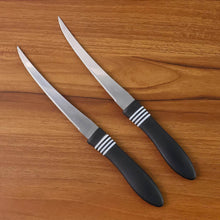 Premium Curved Serrated Stainless Steel Kitchen Knife Set (Mix Color & 2 Pc) - dailyneed.life