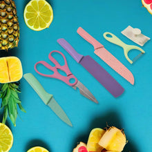 Professional Colorful Kitchen Knives Set (6 Pcs Set) - dailyneed.life