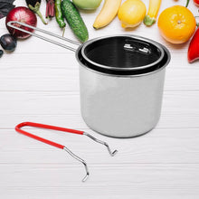 Small Deep Frying Pot With Strainer Basket (2 Pc Set / 1200 ML)) - dailyneed.life