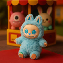 Sky Blue Plush Toy Cartoon Keychain with Hook Colorful Animal Sky Blue Have a Seat Vinyl Plush Blind Box (1 Pc) - dailyneed.life