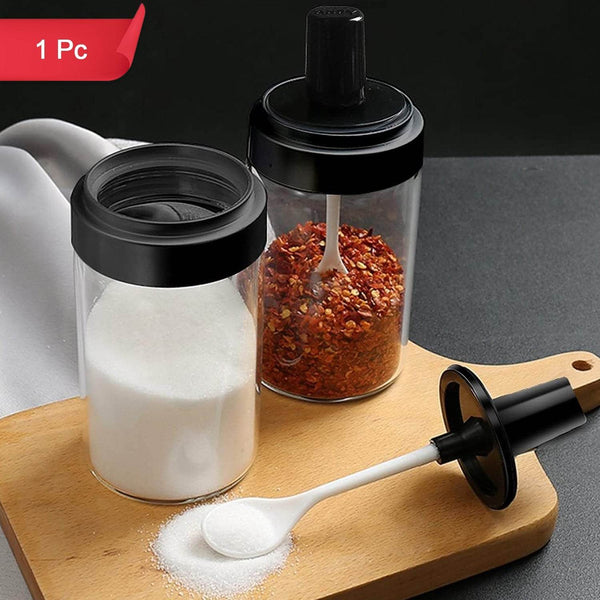 Spice Box Glass Jars Multipurpose Masala Seasoning Box Set (1 Pc) - dailyneed.life