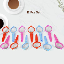 Plastic Multipurpose Tea and Coffee Strainer (Pack of 12 Pcs) - dailyneed.life