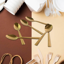 Premium Luxurious Stainless Steel Coated Spoons (6 Pcs Set / Golden) - dailyneed.life