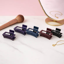 Matte Finish Rectangle Hair Claw Clip for Women and Girls – Assorted Color Pack – 12 Pc - dailyneed.life