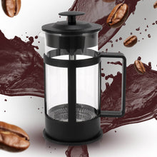 Coffee and Tea maker, Coffee Maker Glass Stainless Steel Coffee Press Glass Teapot for Camping Travel Gifts kitchen tools (Approx 350ml) - dailyneed.life
