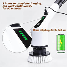 7-in-1 Electric Spin Scrubber Cleaning Brush with Extension Handle (1 Set) - dailyneed.life