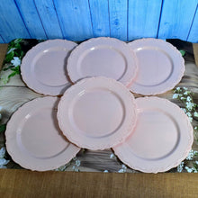 Plastic Dinner Plates Wedding Birthday Party Tableware Supplies (6 Pcs Set) - dailyneed.life