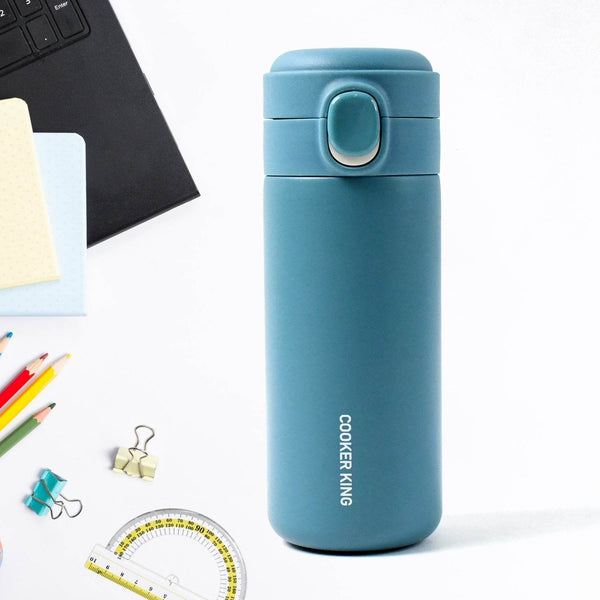 Stainless Steel Insulated Vacuum Bottle With Insulated Cap Lock (320ml Approx) - dailyneed.life