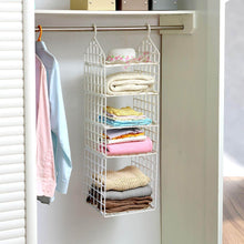 MULTIPURPOSE 5 LAYER FOLDING CLOTHES STORAGE RACKS||CLOSET FOR STUDENTS WARDROBE SHELVES SOCKS, SCARF, T-SHIRT, ETC||HANGING ORGANIZER STORAGE HOLDERS & RACKS - dailyneed.life