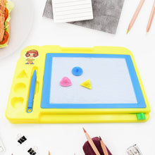 Children Magic Slate Pen Doodle Pad Erasable Drawing Easy Reading Writing Learning Graffiti Board Kids Gift Toy Magnetic Painting Sketch Pad for Baby Children (1 Pc Mix Color) - dailyneed.life
