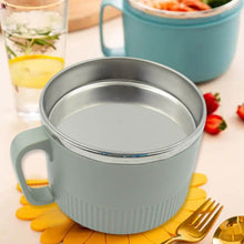 Vacuum Food Flask, Insulation Large Capacity Double Layer Structure Non Slip Labor Saving and Safe Stainless Steel Inner Tank Lunch Box/ Noodle Bowl for Camping Picnic for School Office Outdoor (1 Pc) - dailyneed.life
