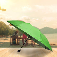 3 Fold Sun Protective Solid Foldable Outdoor Umbrella, Portable Sun, UV Protection Lightweight Rain Umbrella With Umbrella Case For Girls, Women, Men, Boys - dailyneed.life