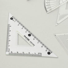 4-Piece Geometry Set, Triangle Ruler Protractor Straight Ruler - dailyneed.life