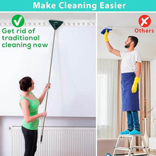 2-in-1 Extendable Triangle Mop – Retractable, 360° Rotating, Telescopic & Reusable Mop Heads (1 Pc) - dailyneed.life