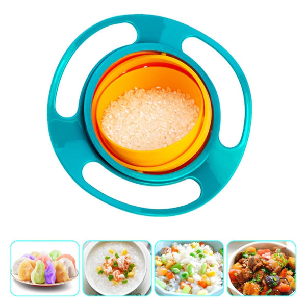 Rotating Baby Bowl used for serving food to kids and toddlers etc. - dailyneed.life
