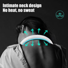 Portable USB Rechargeable Neck Fan – Wearable, 3 Speeds, Headphone Design - dailyneed.life