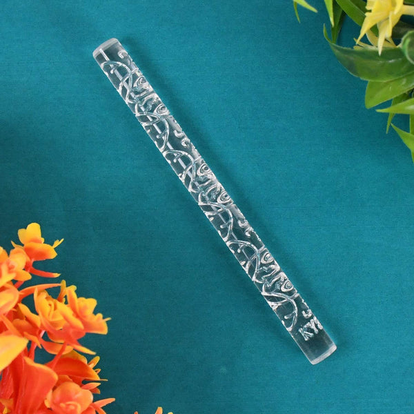 Textured Embossed Acrylic Rolling Pins Fondant Cake Decorating Tools (1 Pc) - dailyneed.life