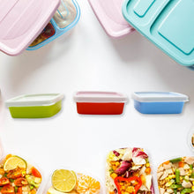 3-Piece Multicolor Airtight Container Set – Rectangular Food & Fridge Storage - dailyneed.life