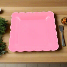 Square Plastic Dinner Plate Snacks / Breakfast, Restaurant Serving Trays Home School Coffee Hotel Kitchen Office (8 Pcs Set) - dailyneed.life