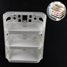 Plastic 3 Layer Wall-Mounted Food Organizer Rack (1 Set) - dailyneed.life