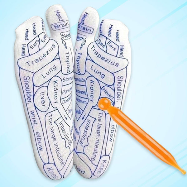 Full Reflexology Acupressure Therapy Socks Set (1 Set) - dailyneed.life