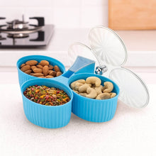 Premium 3-Compartment Revolving Dry Fruit Box (1 Pc) - dailyneed.life