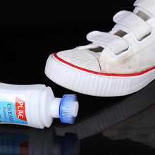 White Shoe Brightener with Removal of Dirt and Whitening Function White Shoes Cleaner with Brush Head for Dirty Shoe Polish Natural Waxes (75 ML) - dailyneed.life