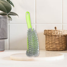 Wire Kitchen Washing Brush, Plastic Small Brush, Cleaning Brush, Bend Handle Pot Washing Brush (2 Pc) - dailyneed.life