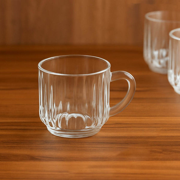 Unbreakable Transparent Plastic Tea Cups (Set of 6 Pc) - dailyneed.life