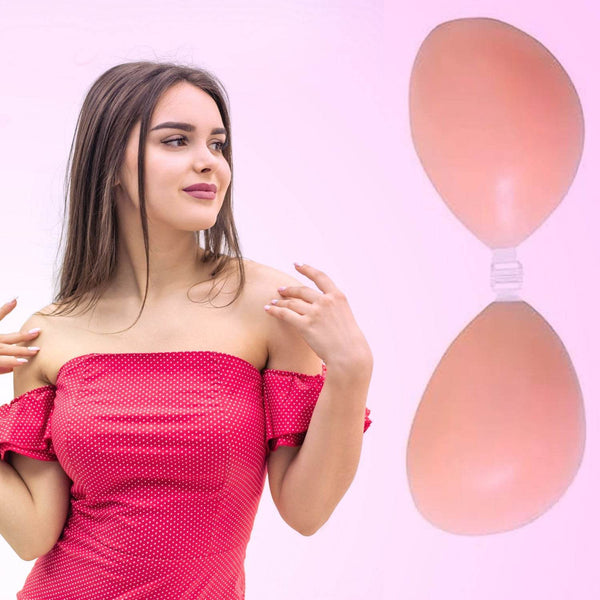 Self-Adhesive Backless Strapless Push-Up Bra (1 Pc) - dailyneed.life
