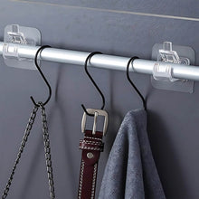 Self-Adhesive Transparent Wall with Spring-Loaded Anti-Slip Clip (1 Pc) - dailyneed.life